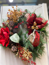 27" Christmas Traditions Wreath