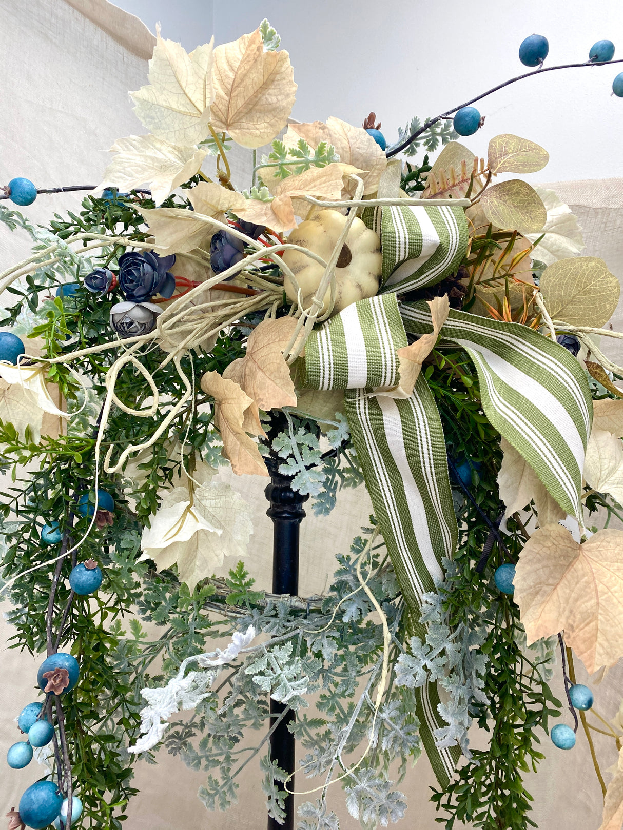 27" Mountain Blue Wreath