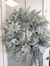 25" Frosted Elegance Wreath
