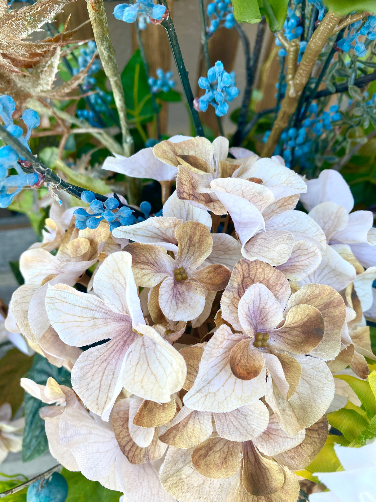 34" Blue For You Porch Pot