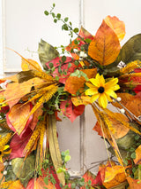 29" Fall Medley Wreath