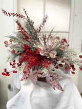 22" Winter Love Centerpiece