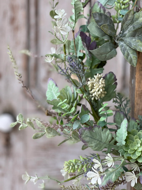 Woolcrest Succulent Wreath