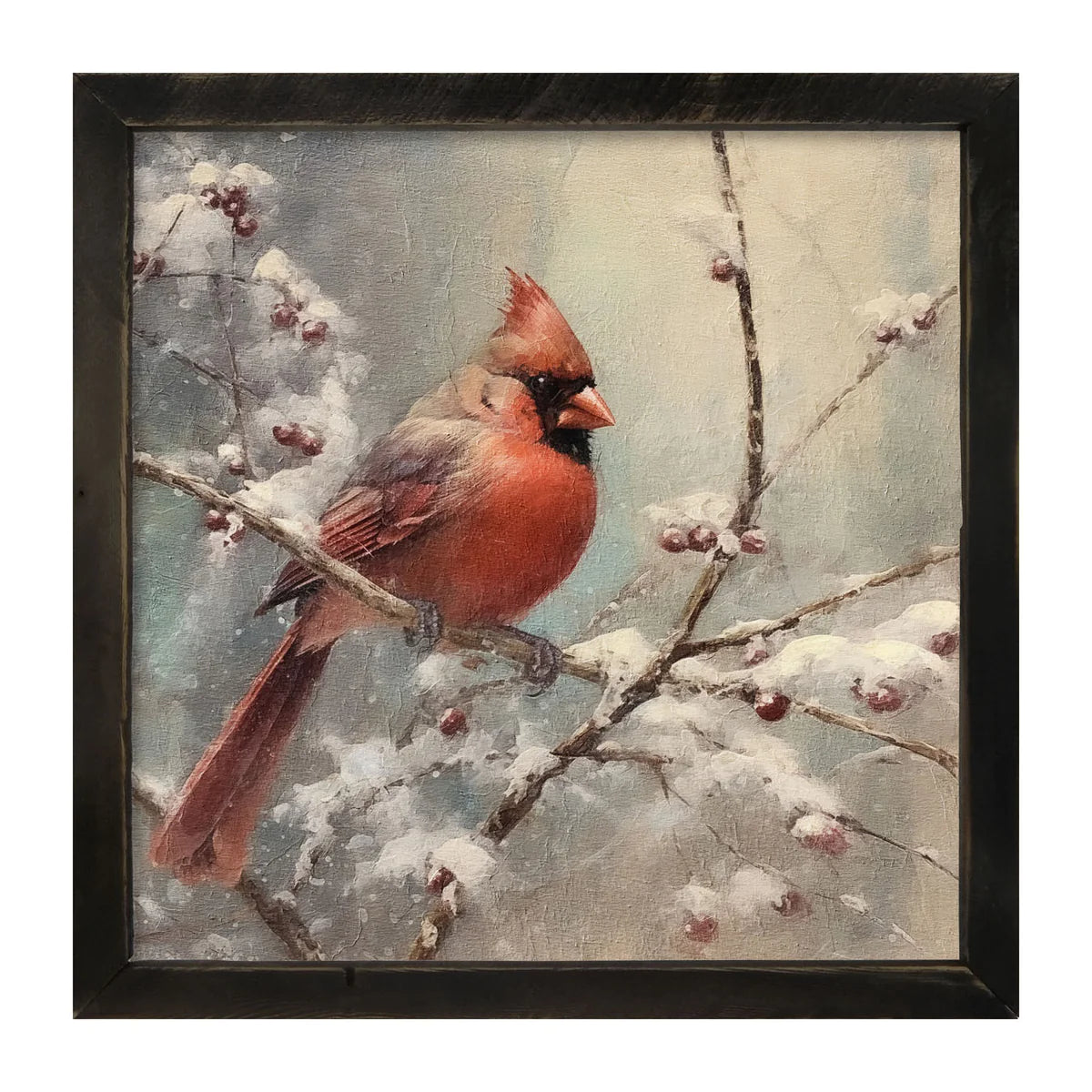 Winter Cardinal Framed Art