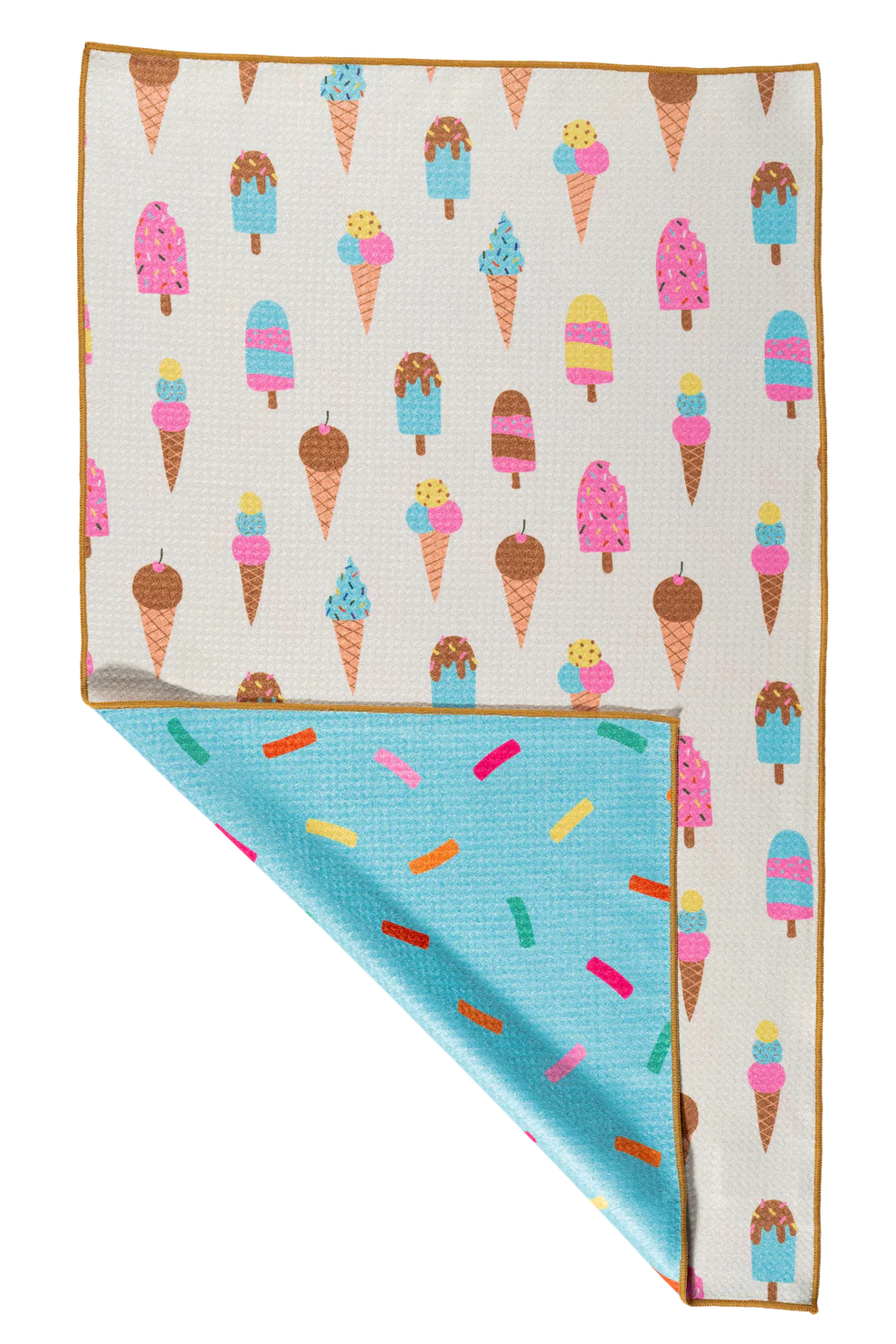Ice Cream Cone Reversible Towel