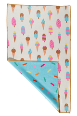 Ice Cream Cone Reversible Towel