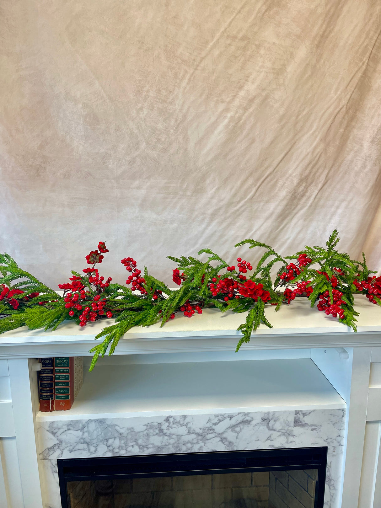 63" Cedar Hill Cherry Blossom Garland