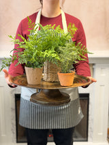 Antique Brass Metal Pedestal