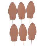 Merry & Bright Bulb Stake - 6 Colors