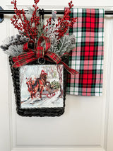 Bringing Home the Tree Mini Art