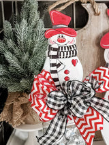 Scarf Snowman Stake