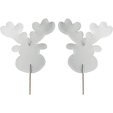 Candy Cane Reindeer Stake - 2 Styles