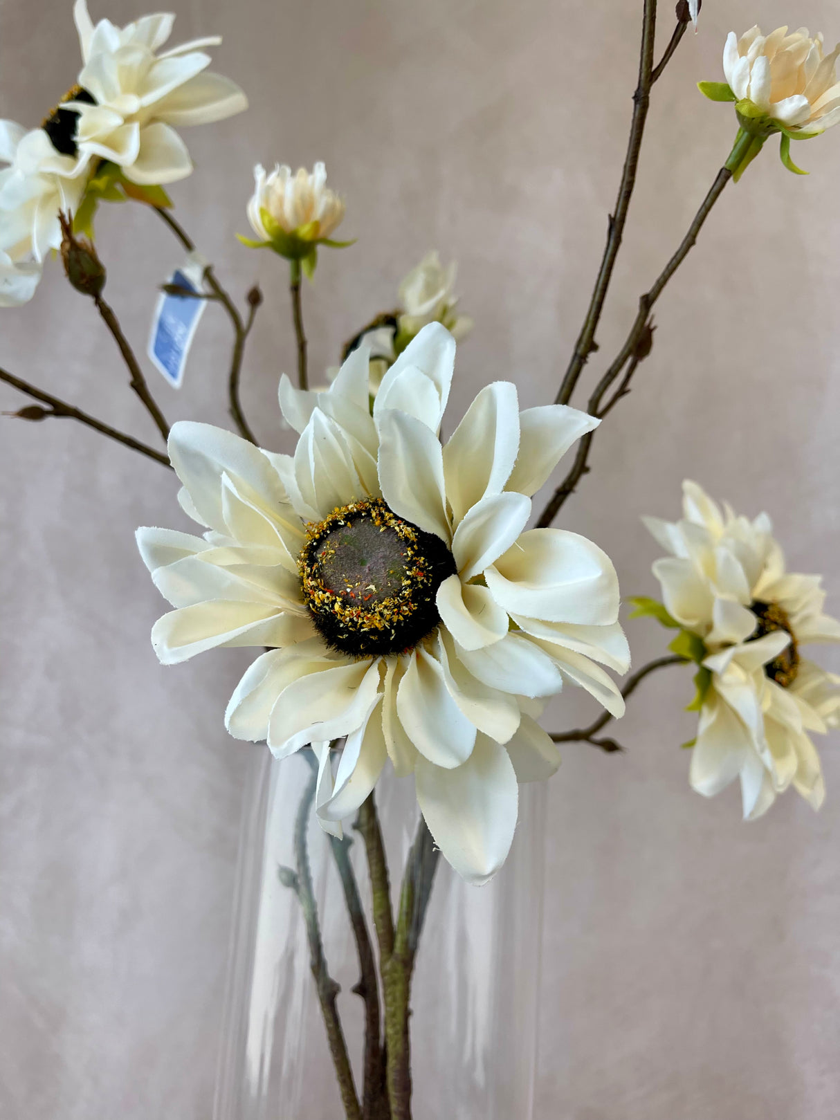 Cream In Bloom Sunflower Spray