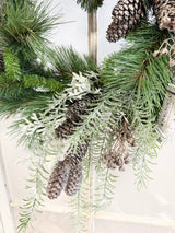 17" Winter Lodge Wreath