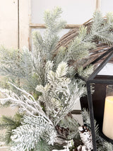 32" Frosty Winters Night Wreath