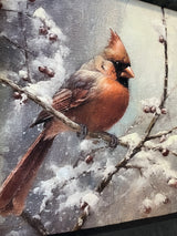 Winter Cardinal Framed Art