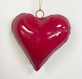 Metal Hanging Heart Accent