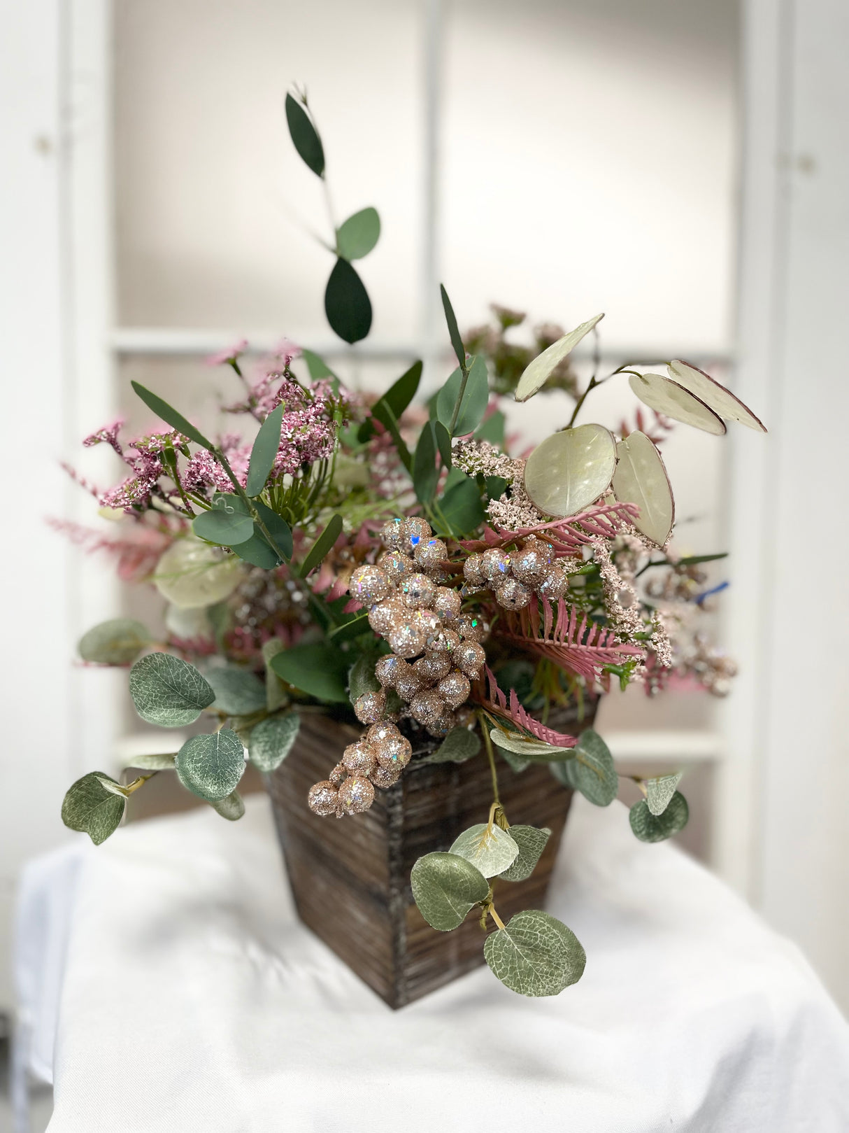 15" Pretty In Pink Centerpiece