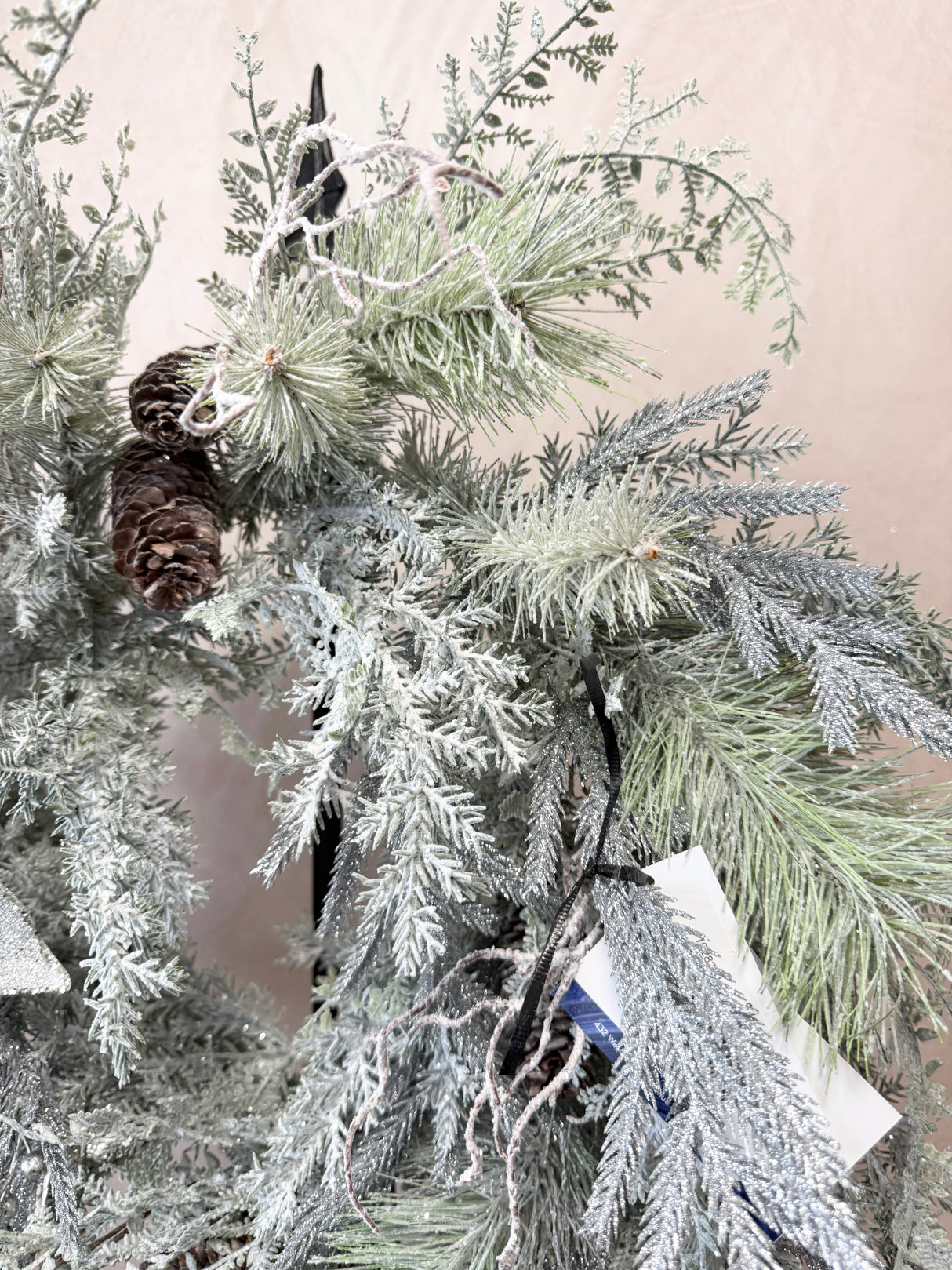 27" Frozen In Time Wreath