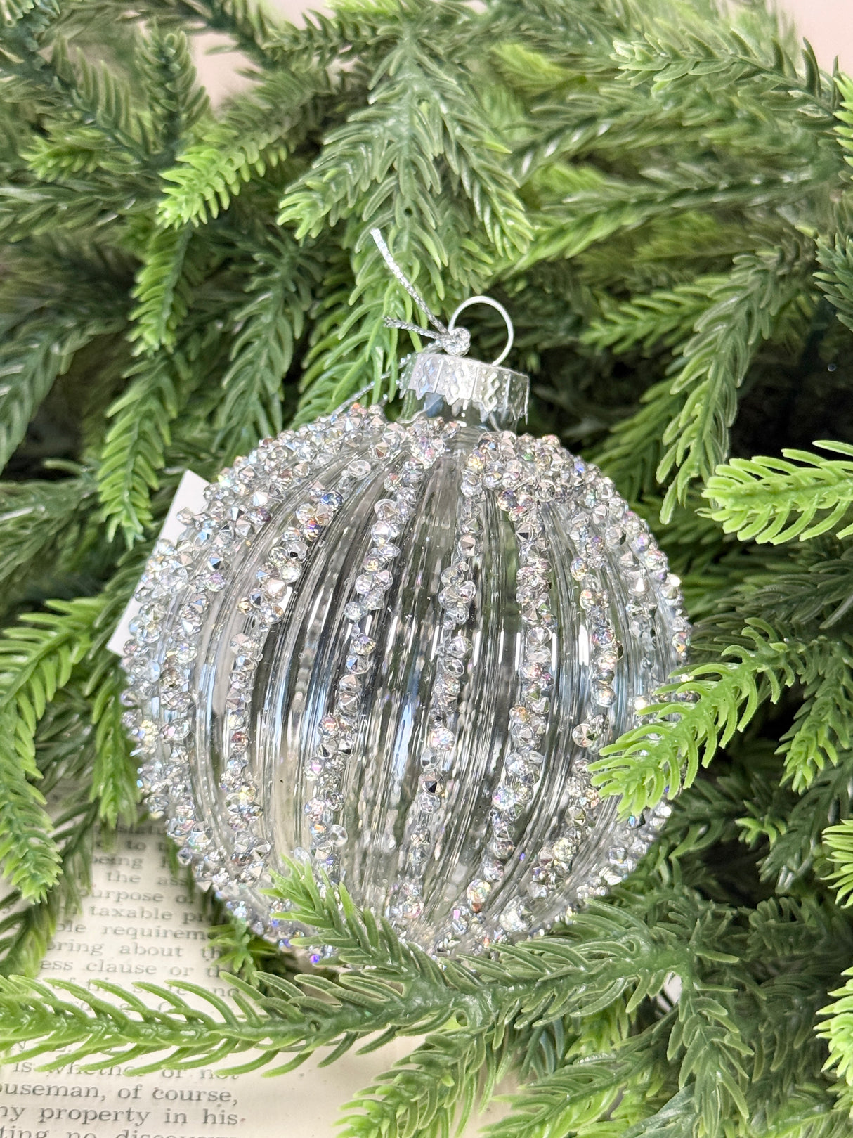 Opal Magic Glass Ornament