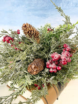 Divinity Berry Cedar Half Sphere