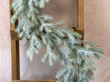 6' Snowy Sitka Spruce Garland