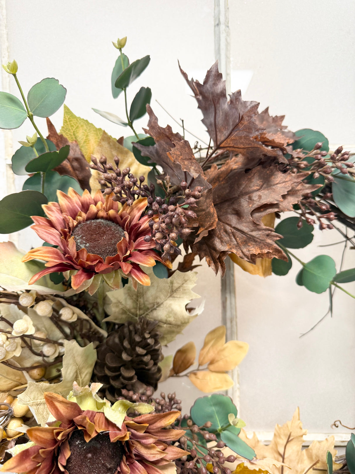 33" Growing Hydrangea Wreath