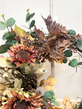 33" Growing Hydrangea Wreath