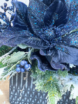 23" Blue Velvet Centerpiece Vers. 2