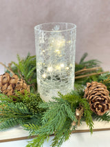 Silver Tree Lighted Pillar