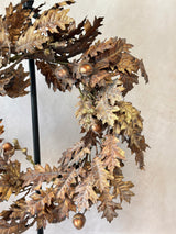 24" Acorn Oak Leaf Wreath