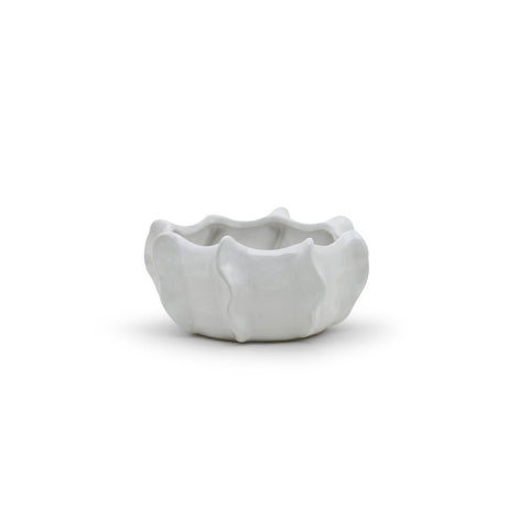White Unique Ceramic Bowl