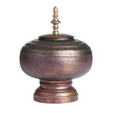 Copper Hammered Urn