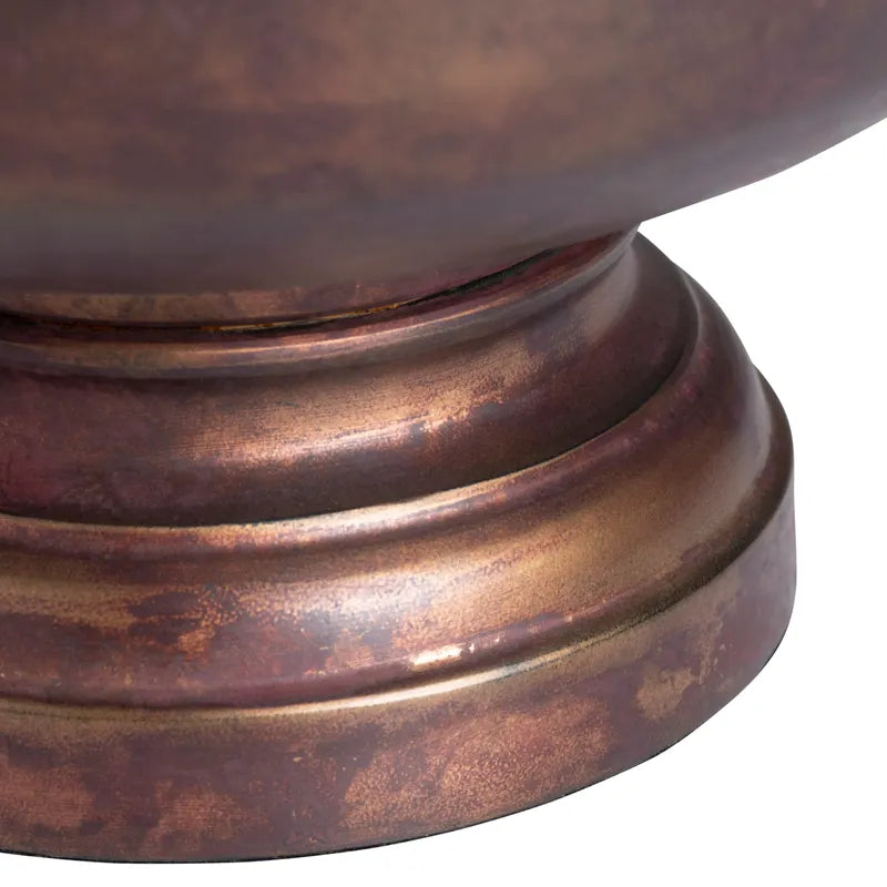 Copper Hammered Urn