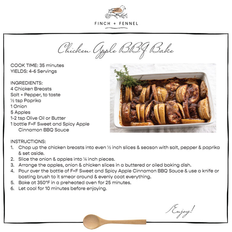 Sweet + Spicy Apple Cinnamon BBQ Sauce
