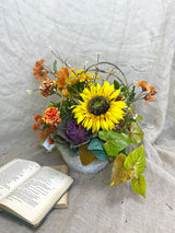 16" Fall Sunset Centerpiece