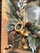 29" Winter Lodge Charm Wreath