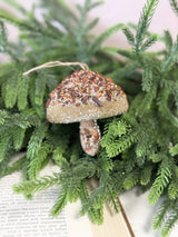 Gliiter Mushroom Ornament