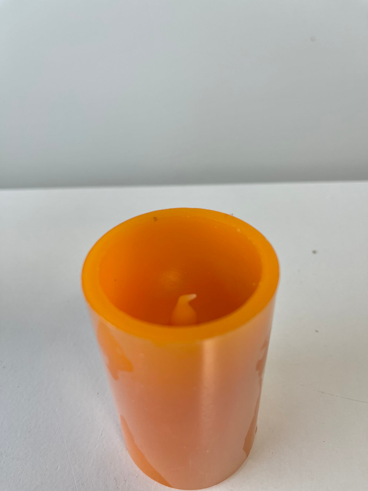 Small Orange Votive LED