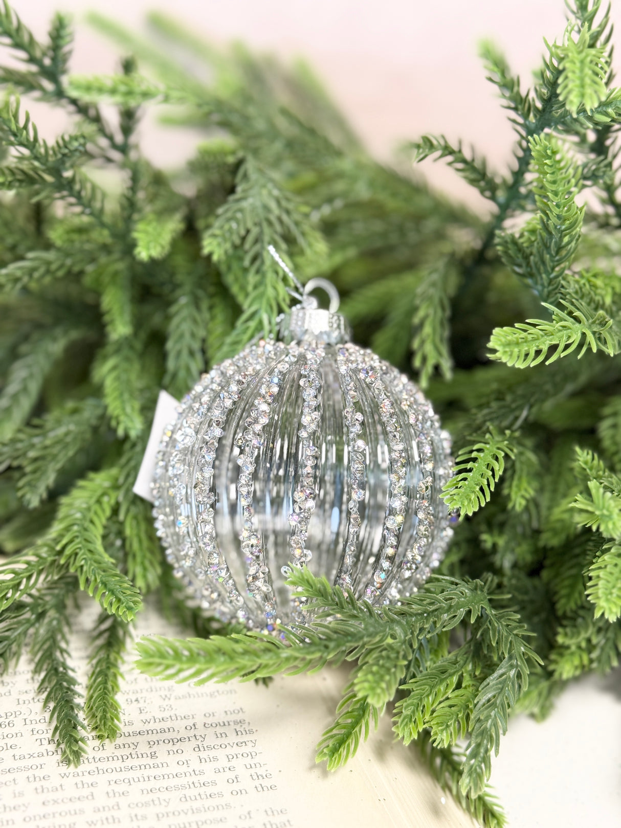 Opal Magic Glass Ornament