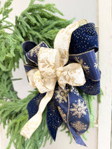 Winter Snowflake Bow