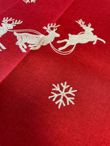 Santas Sleigh Table Throw