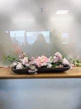 Antiqued Brown Rectangle Tray