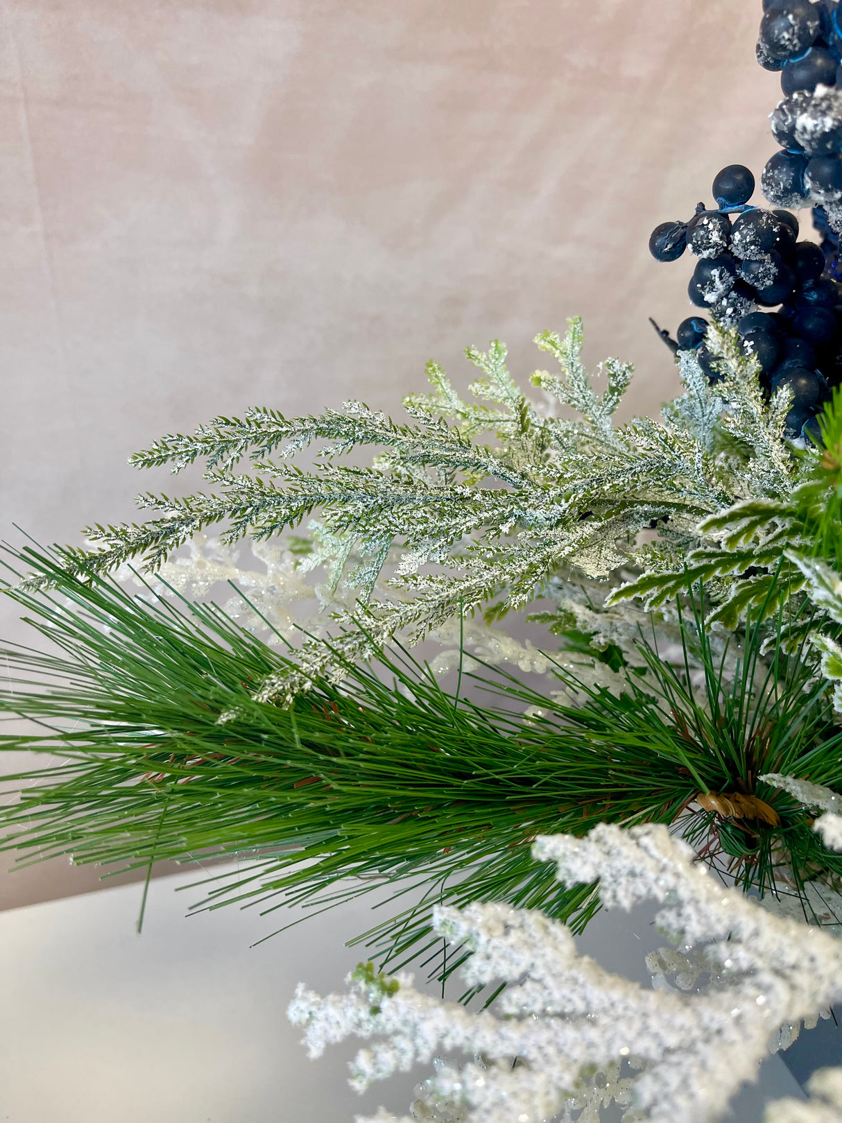 27" Bejeweled Poinsettia Centerpiece