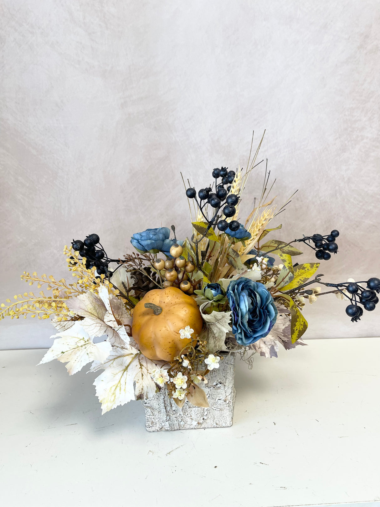 21" Blue October Centerpiece