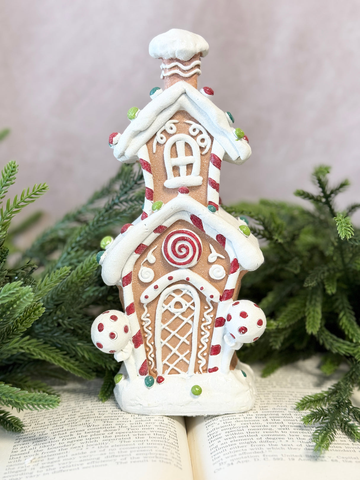 Holiday Sweets Resin Gingerbread House