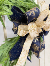 Winter Snowflake Bow