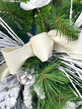 27" Snowy Splendor Wreath
