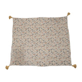 Woven Floral Pattern Throw