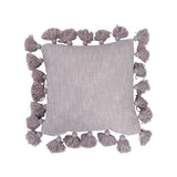 Purple Woven Melange Cotton Pillow